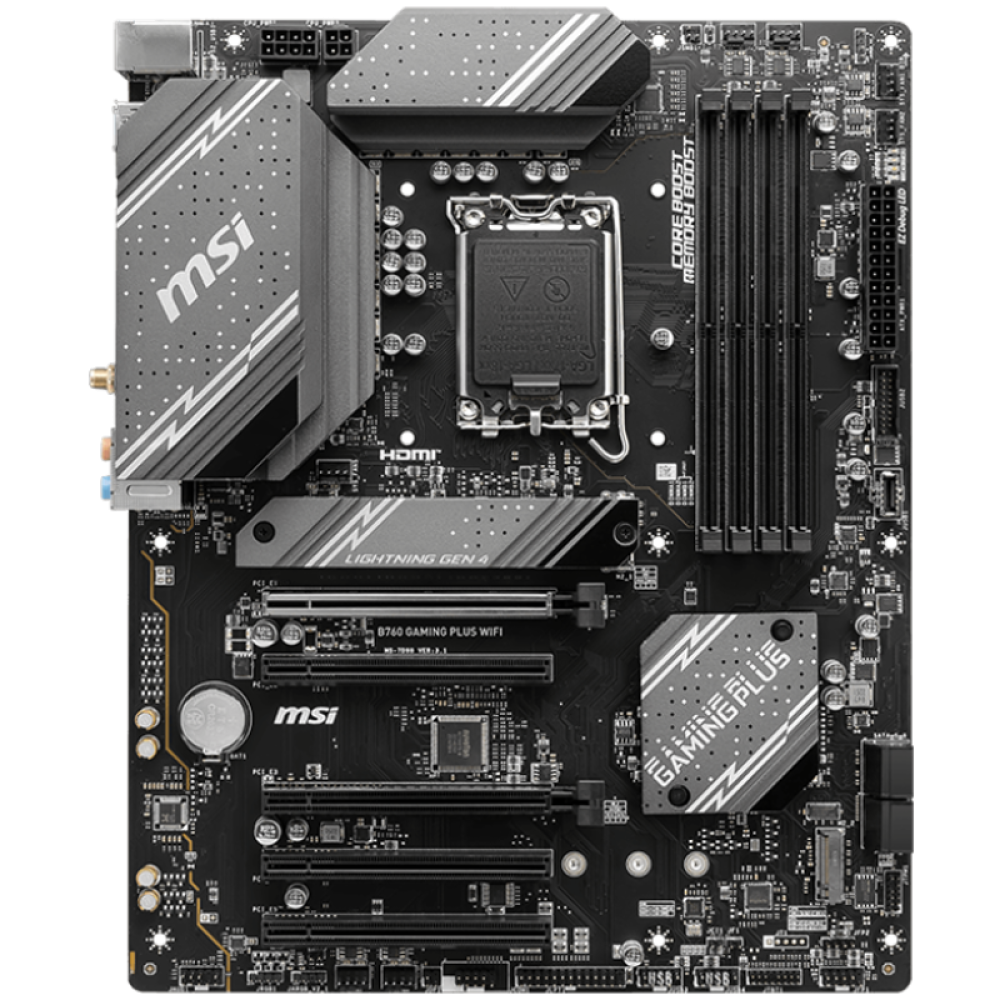 B760 Gaming Plus WIFI, Intel B760 Mainboard - Sockel 1700